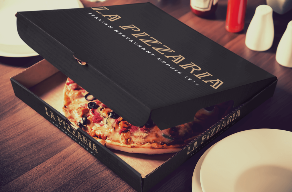 boite de transport a pizza