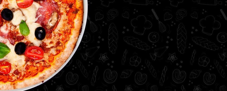 fond pizza pour texte